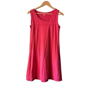 Horny Toad Sleeveless Tank Dress Tencel Cotton Size Medium Coral Pink‎